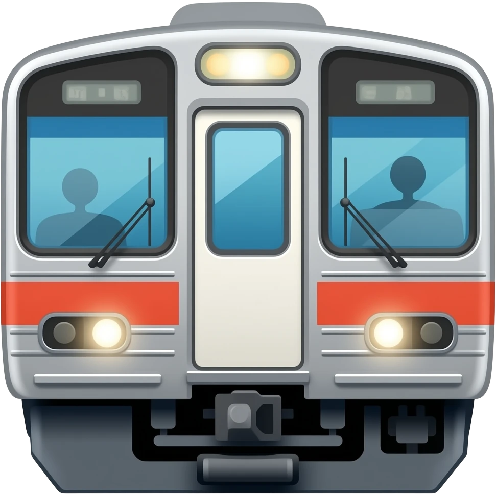 Japanese train emoji