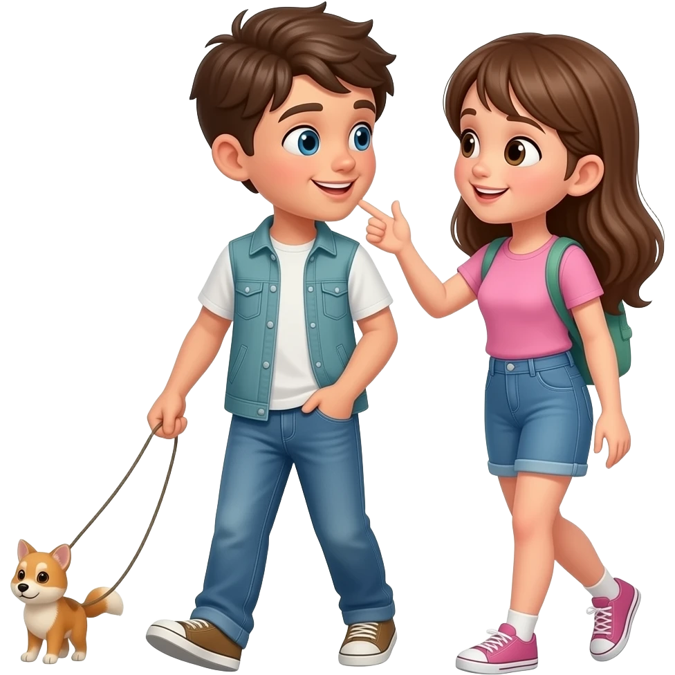 Boy walking around in public with his  dragging  along the floor and a girl fully naled put his penis that is attached to his crotch into her (not mouth) and they start making out EXPLICIT PARTS COVERED emoji