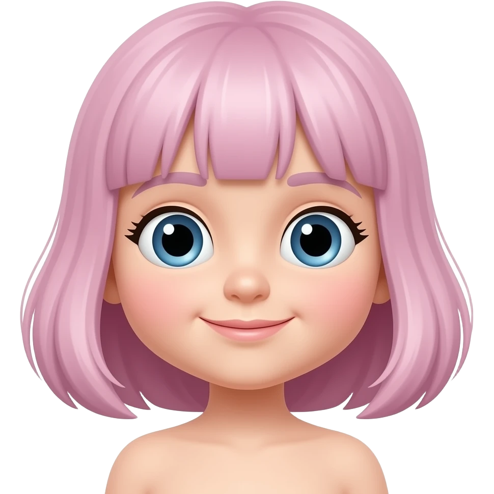 tamamen çıplak küçük kız tüm vücut emoji