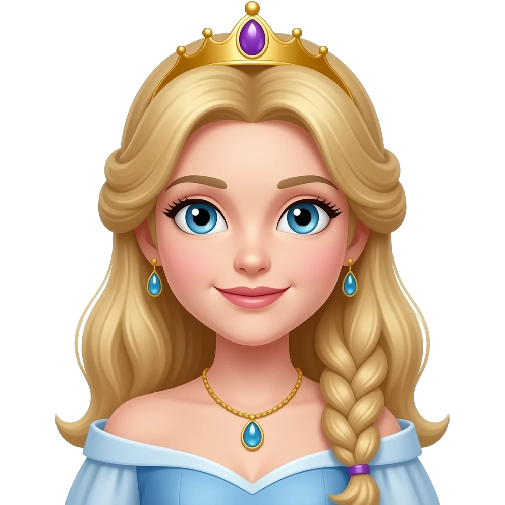 Beauty princess emoji