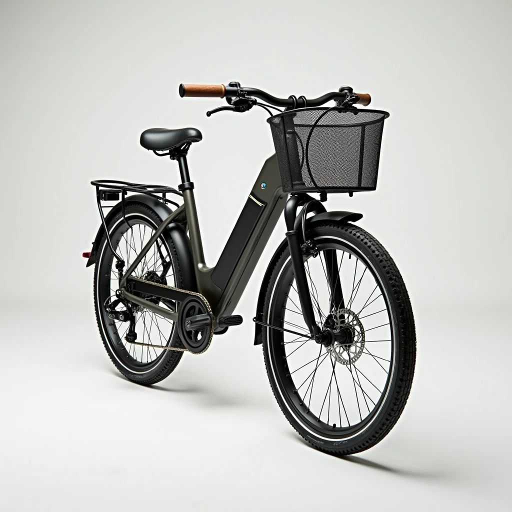 cycle with front basket emoji