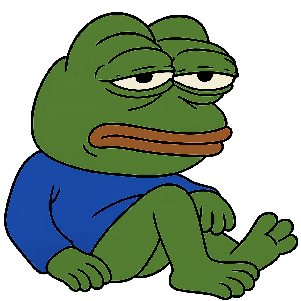 sleepy pepe the frog emoji