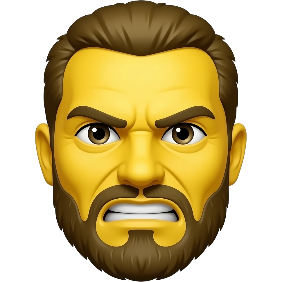 Yellow emoji badass emoji