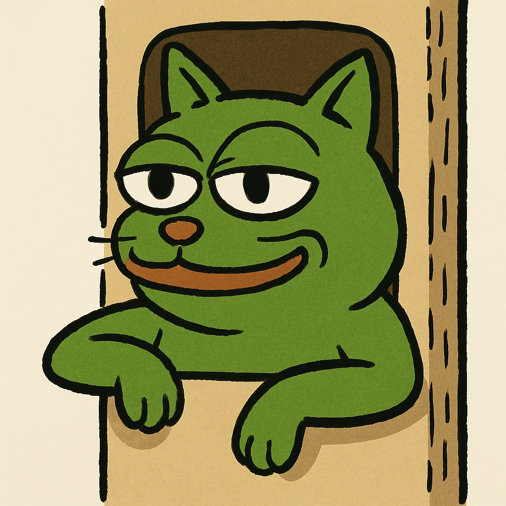 cats relaxing in a vertical playhouse emoji