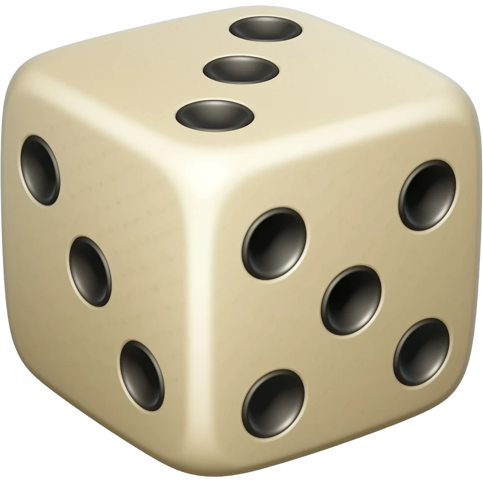 dice board cream emoji