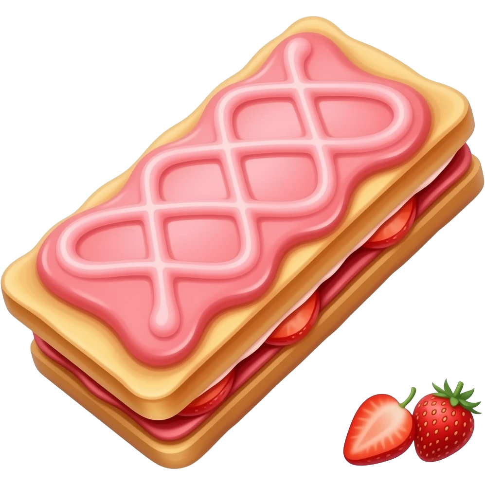 strawberry poptart emoji