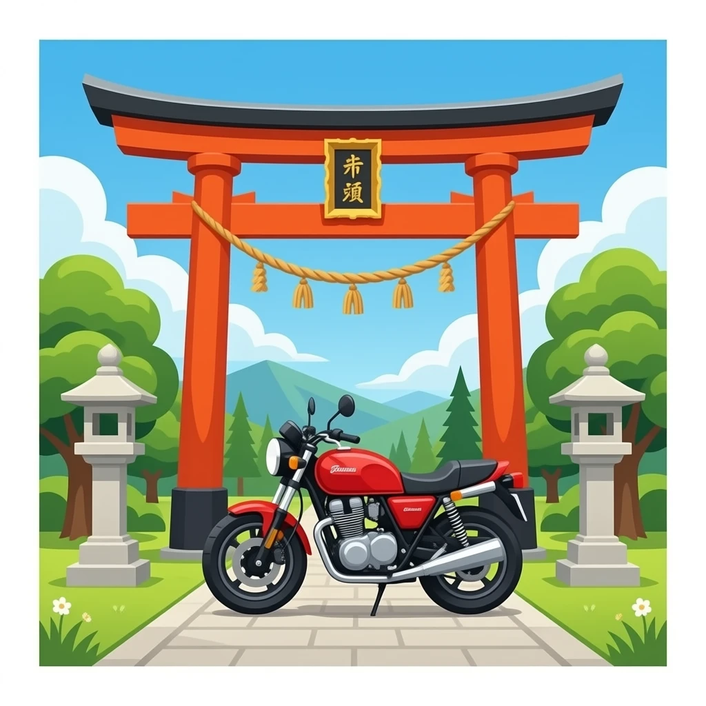 🇯🇵⛩️🏍 emoji