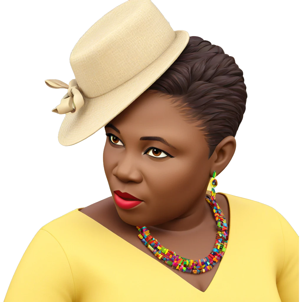 dark beauty in vibrant colors emoji