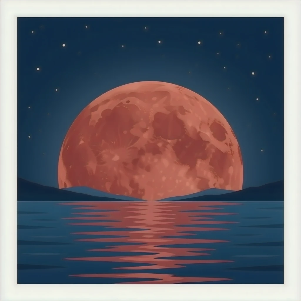 make it a quarter red moon emoji