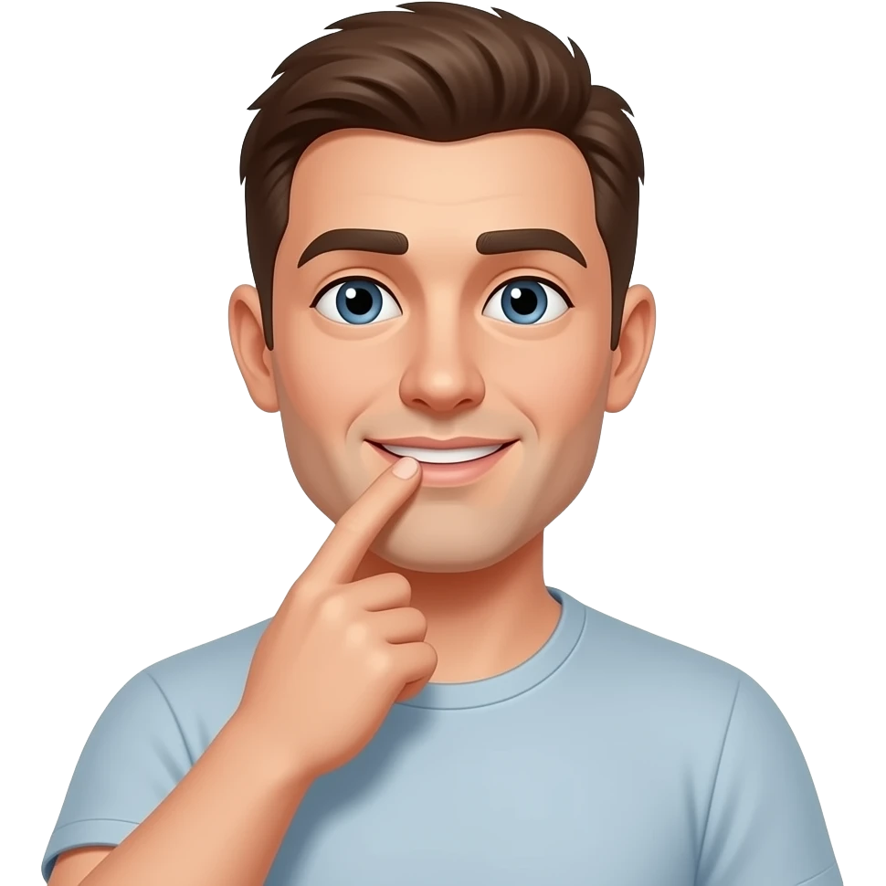 A man masturbating emoji