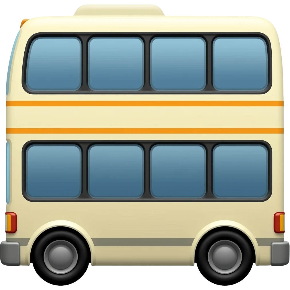 2 floor bus emoji