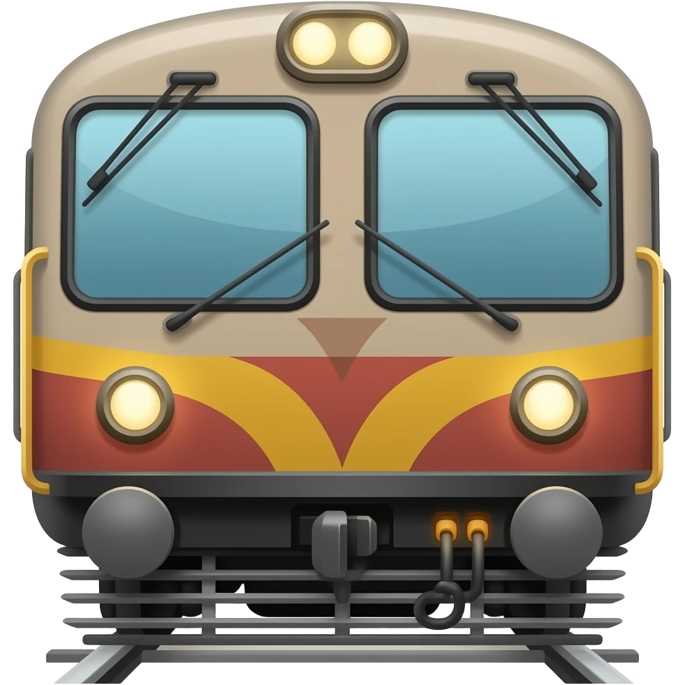 Indian train emoji