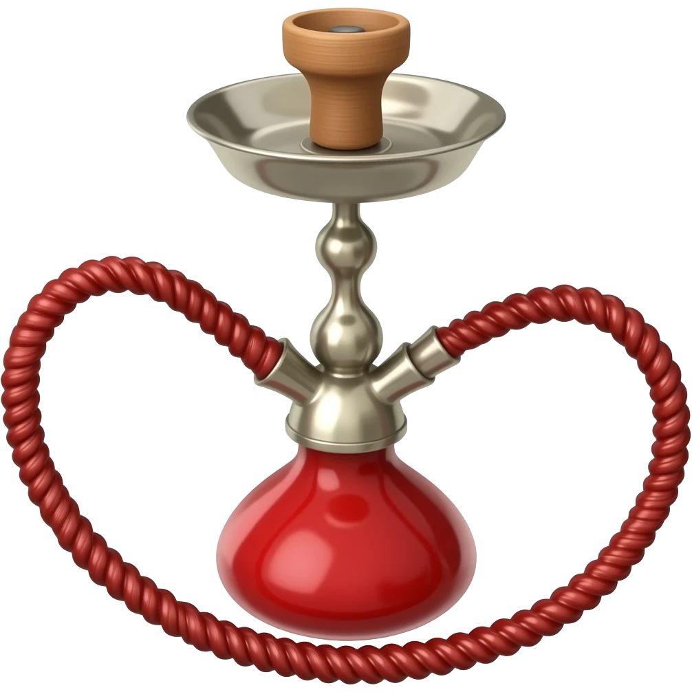 hookah red emoji