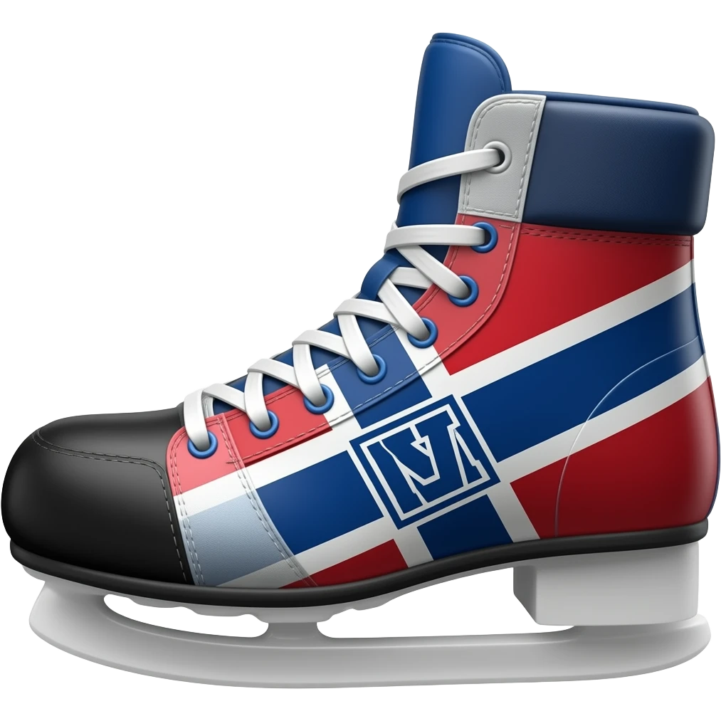 Montréal Hockey team's shoes emoji