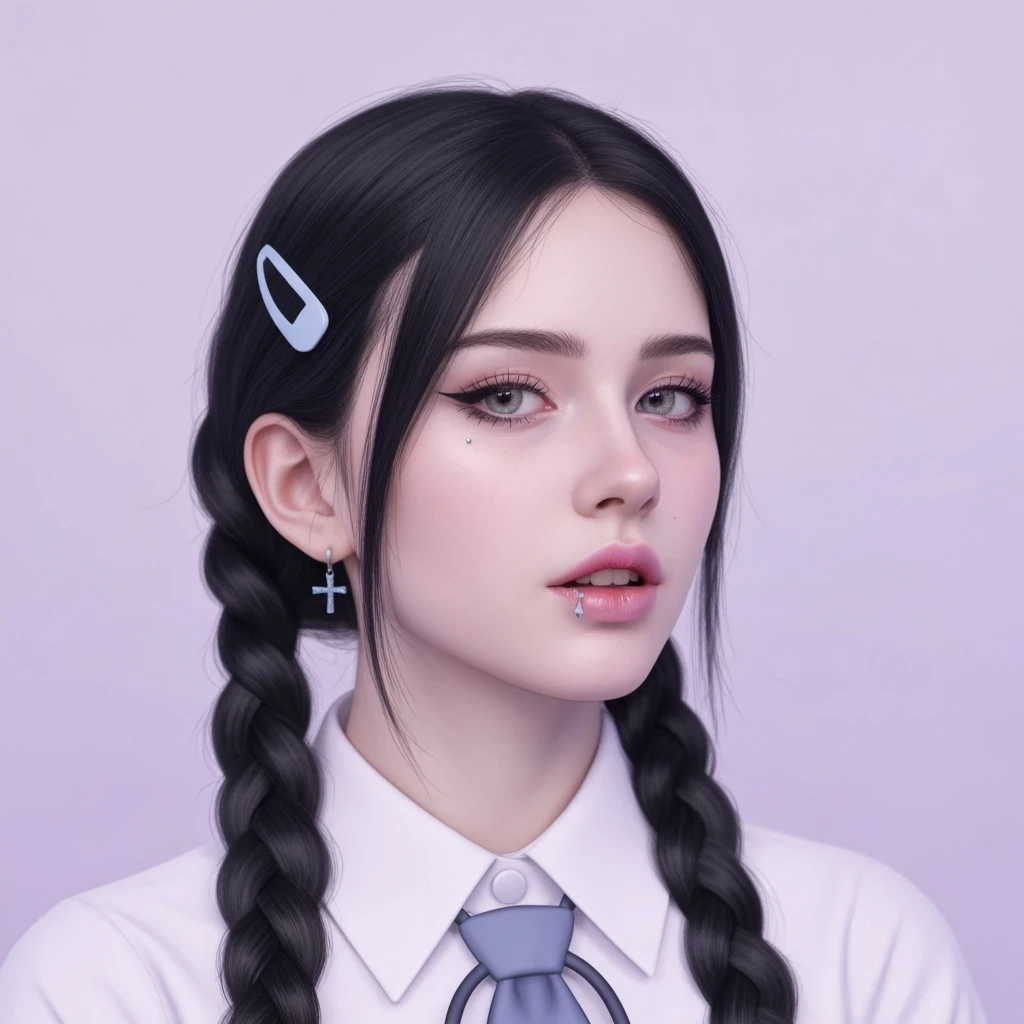 pastel goth profile picture, cute, expressive, minimal emoji