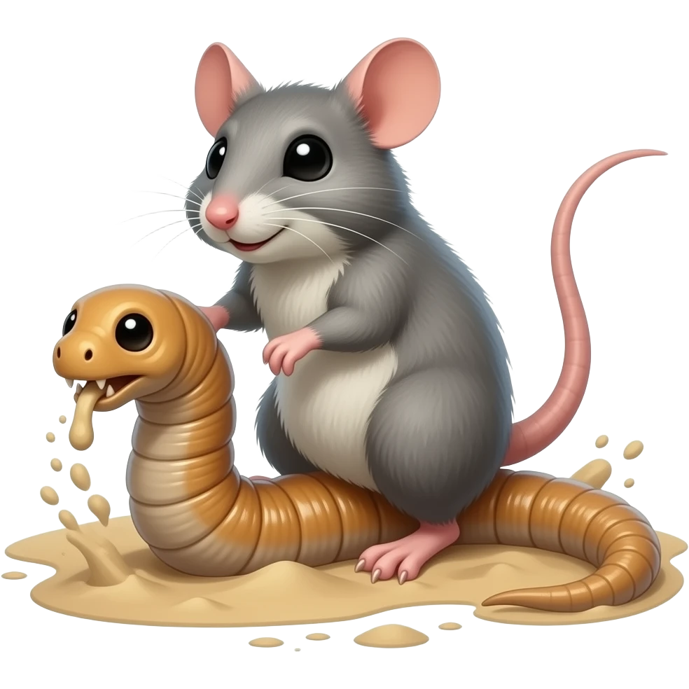 dune rat riding sand worm emoji