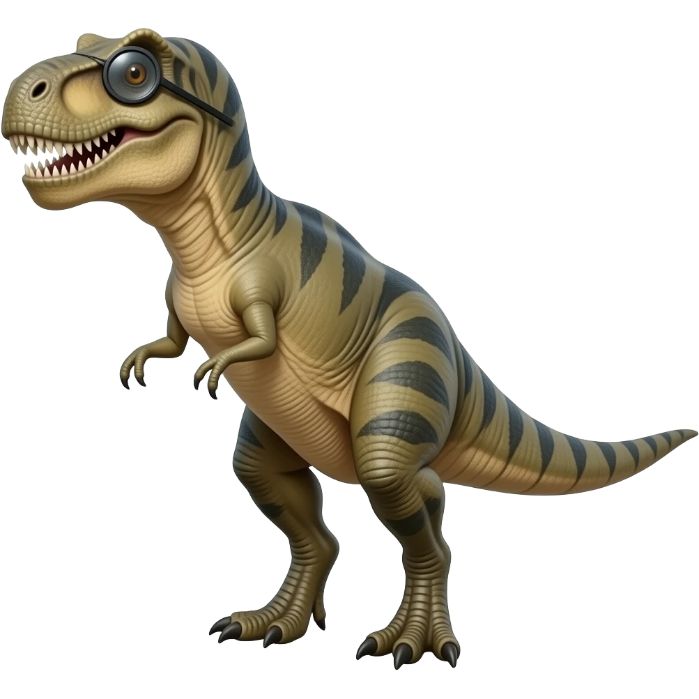 monicle t-rex emoji
