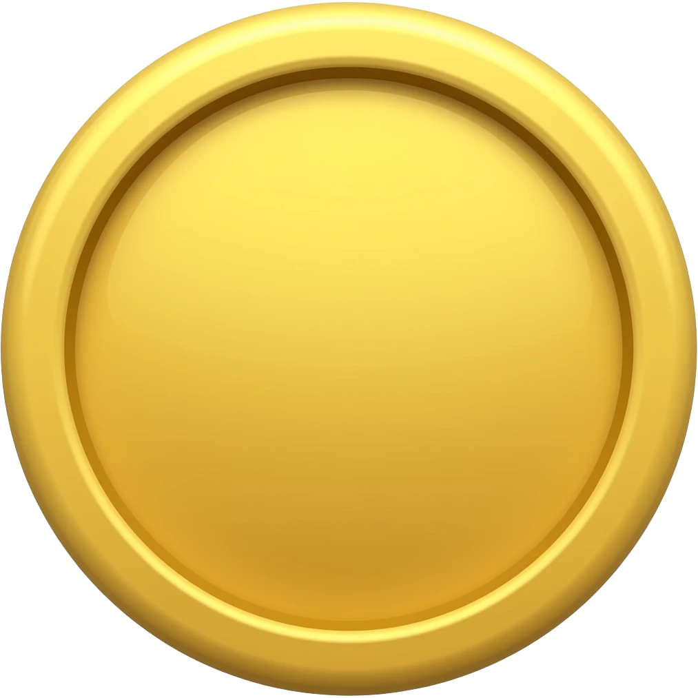 GOLD COIN emoji