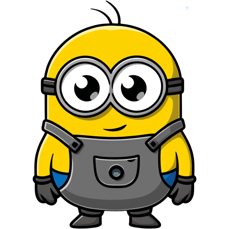 crying minion with tears emoji