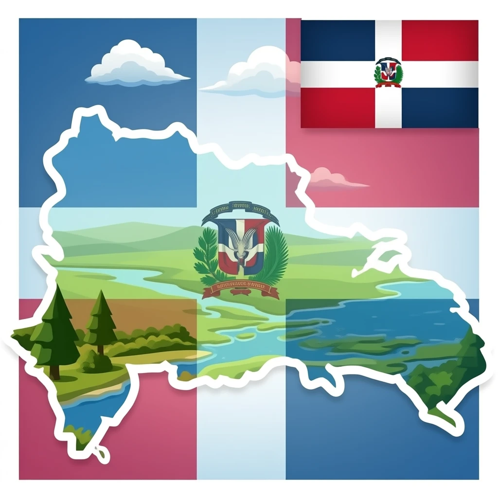 dominican republic map solo  elmapa sin fondo emoji