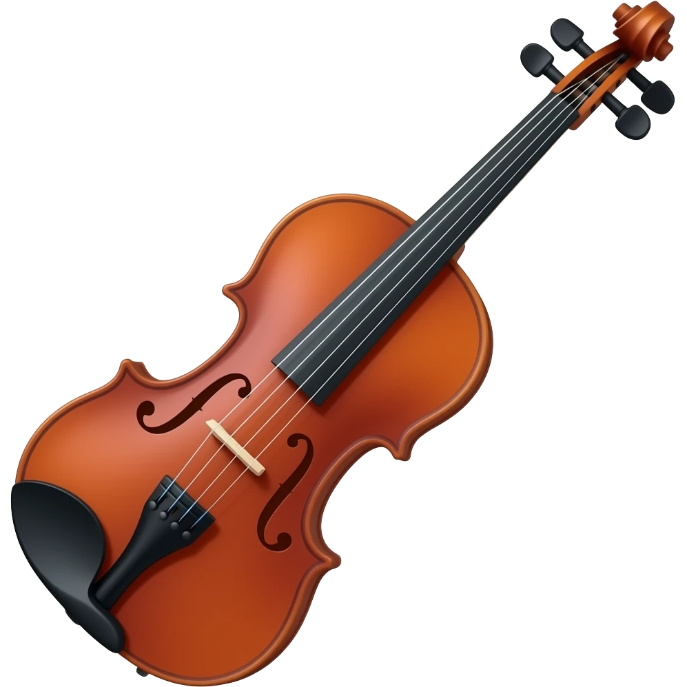 Red electric violin emoji