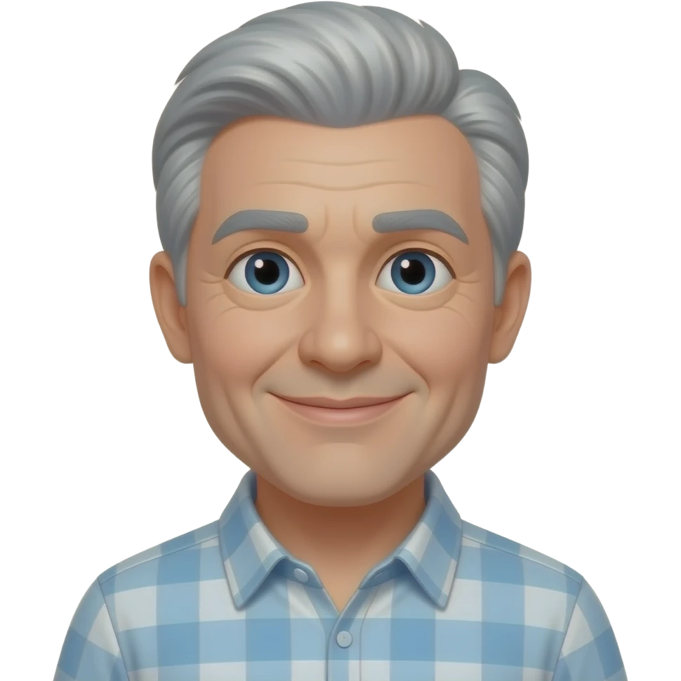 Very kind and loving with grey hair emoji