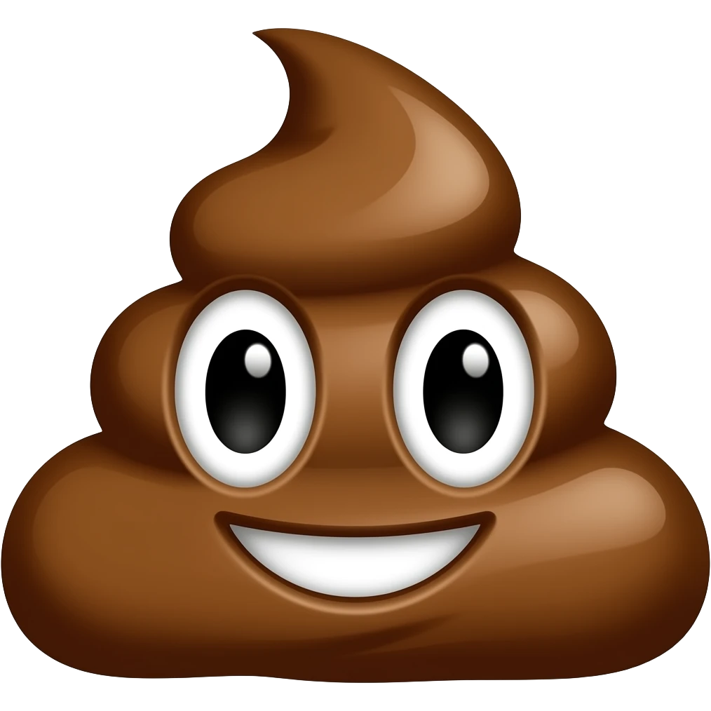 Hi poop sign emoji