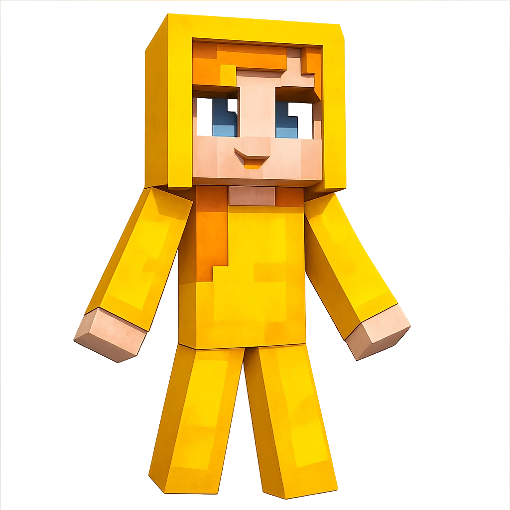 Extract the yellow human character on the top from the image, keeping a transparent background. Focus on isolating the character clearly with no other elements. emoji