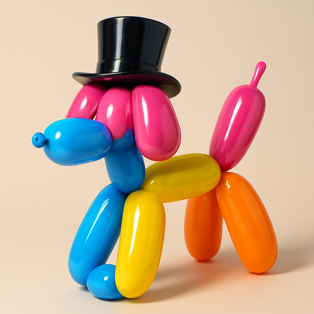 dog with tophat emoji