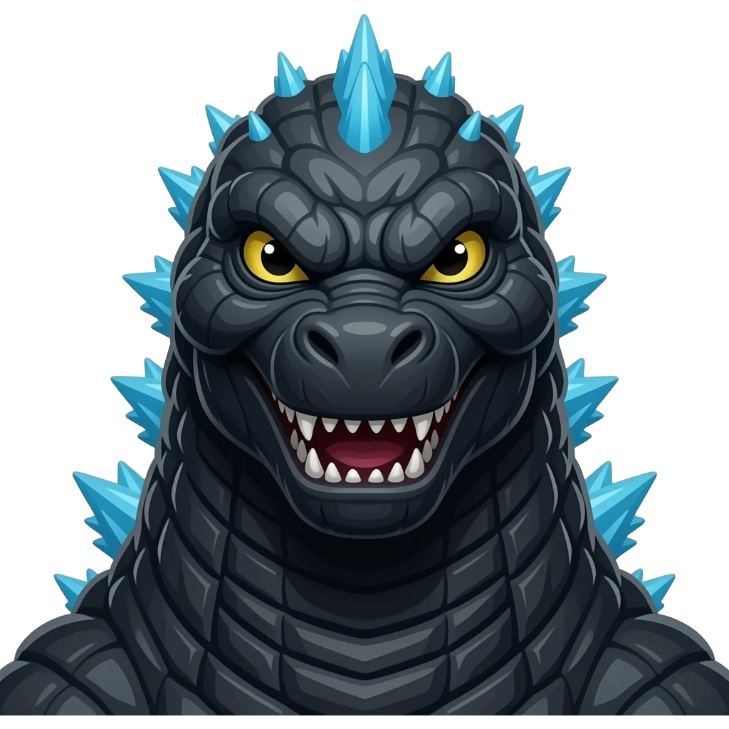 Godzilla emoji to copy and paste into a bio emoji