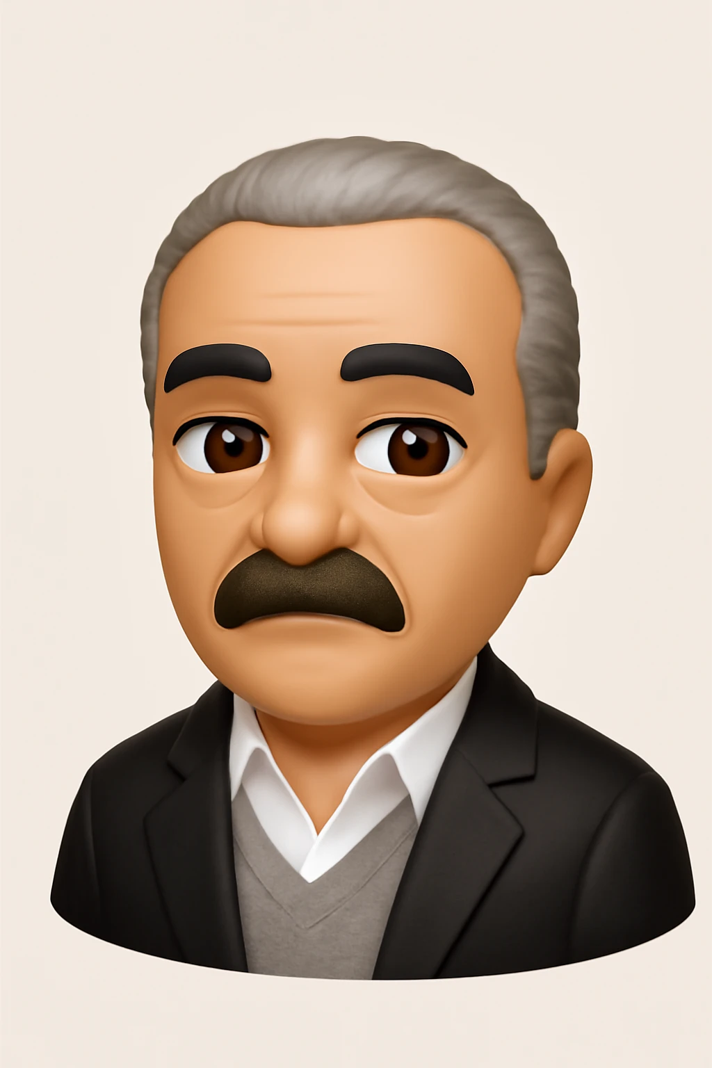 A 3D Apple-style emoji version of the uploaded image, preserving its colors, shapes, textures, and overall design, simplified into emoji form while keeping key details recognizable. Smooth glossy finish, soft shadows, high-quality render, minimal background emoji