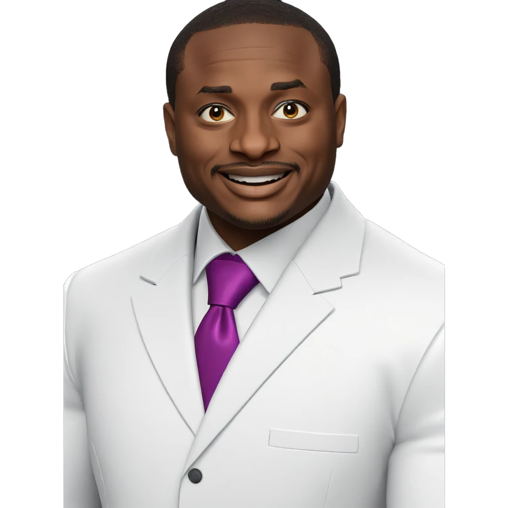 confident smile in formal attire emoji