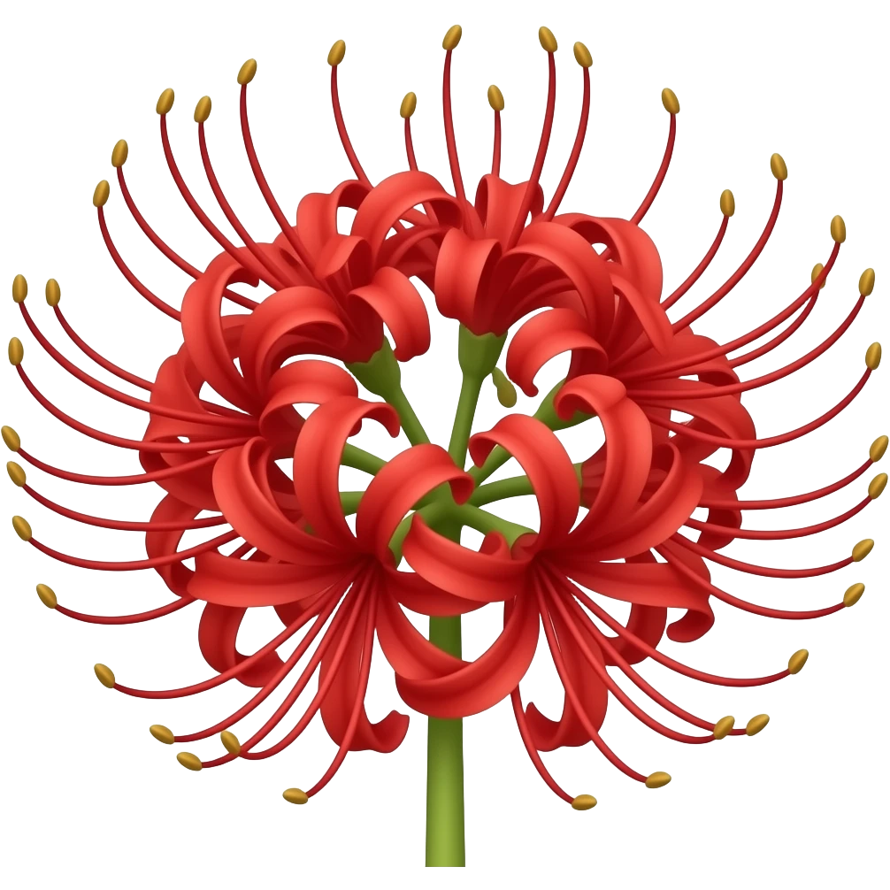 Red spider lily emoji copy paste emoji