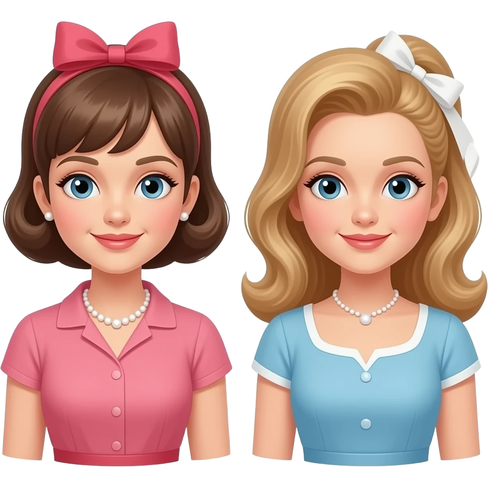 chicas año 1960 emoji