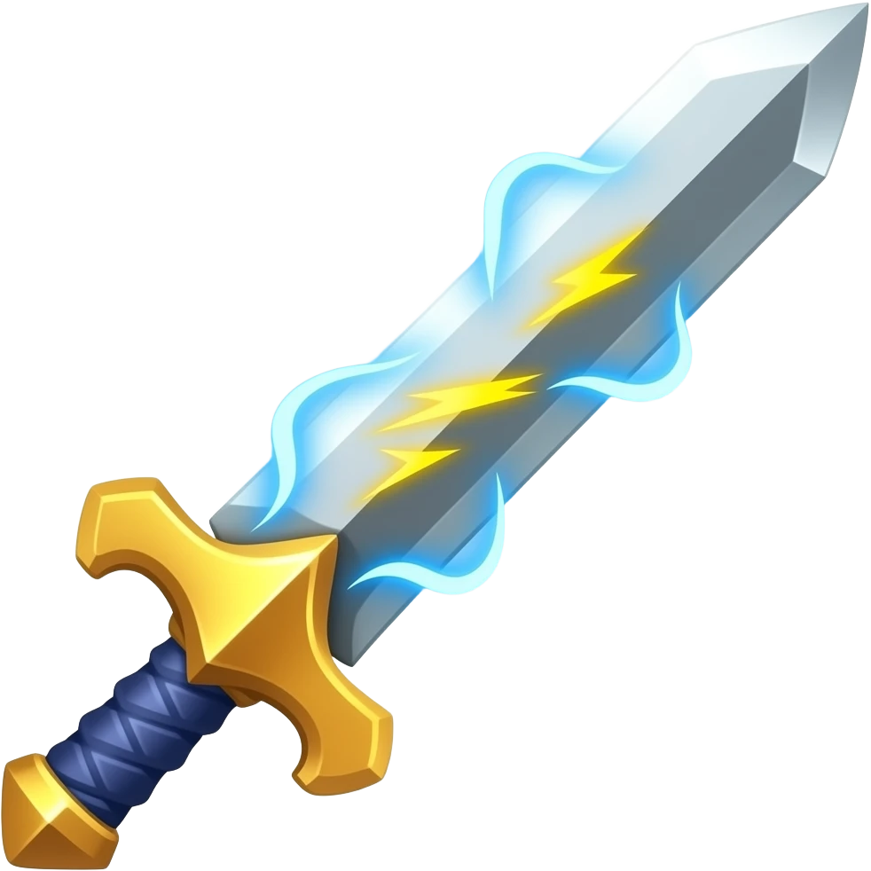 lightning sword emoji
