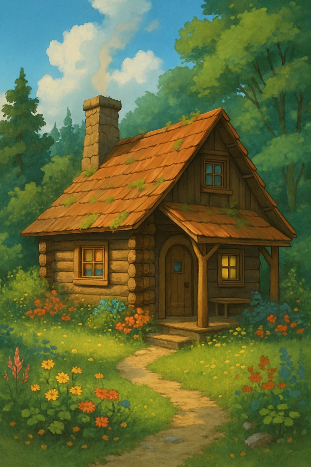 cozy cabin house emoji