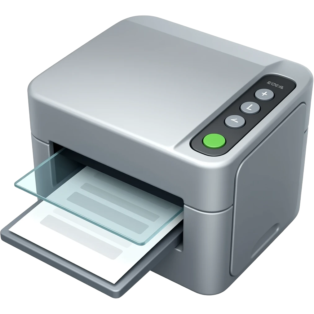 paper scan machine emoji