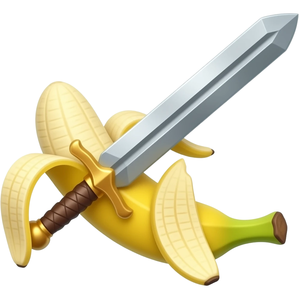 Banana sword emoji