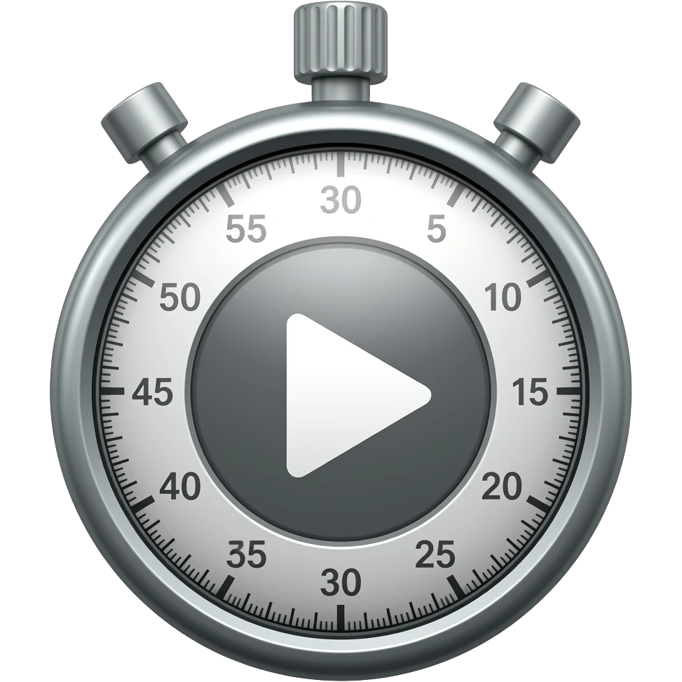 App logo for my app that works as a cronometer emoji