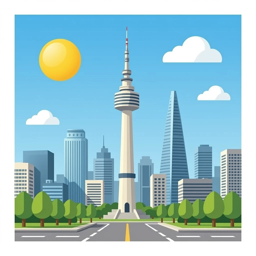 seoul landmarks emoji