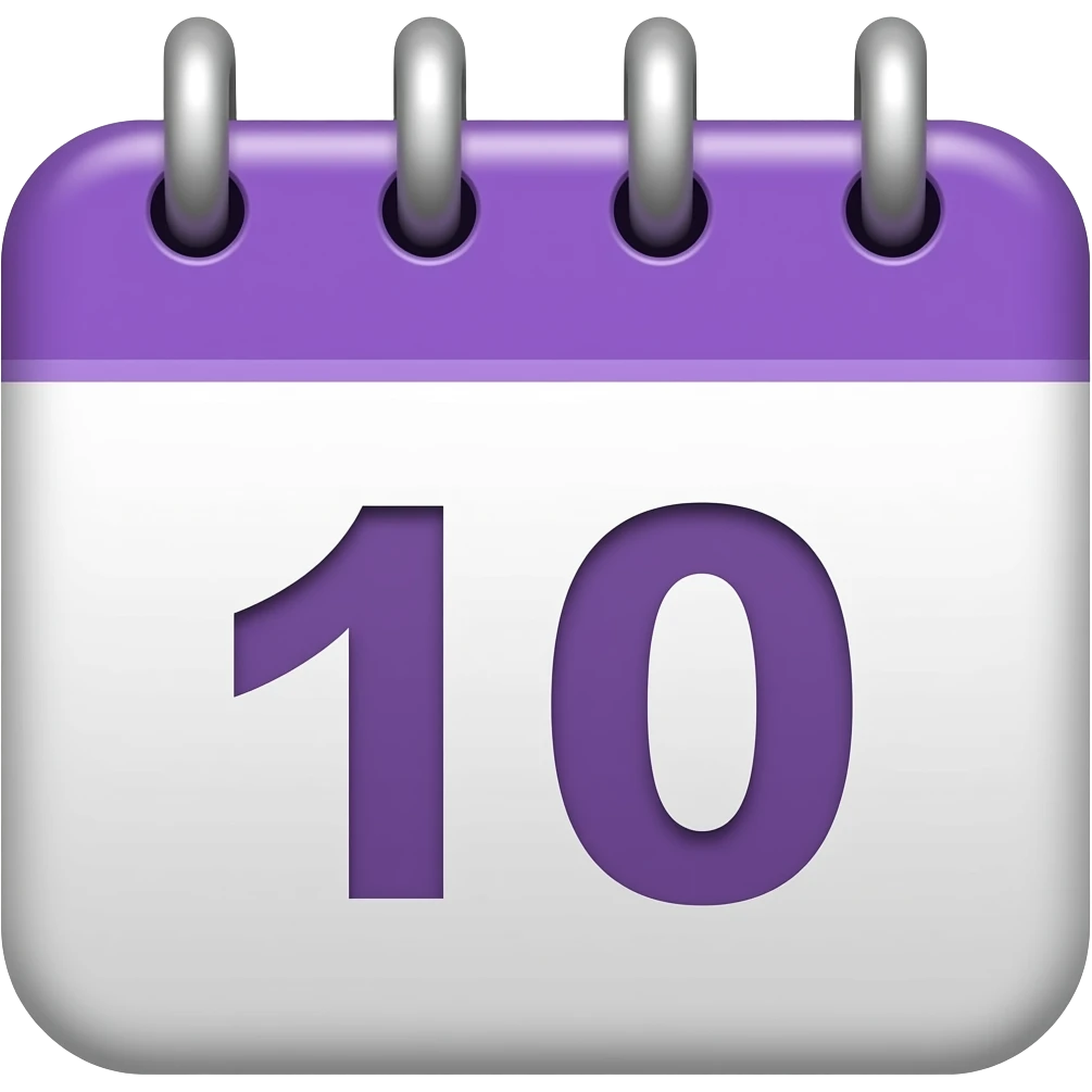 violet caleendar emoji