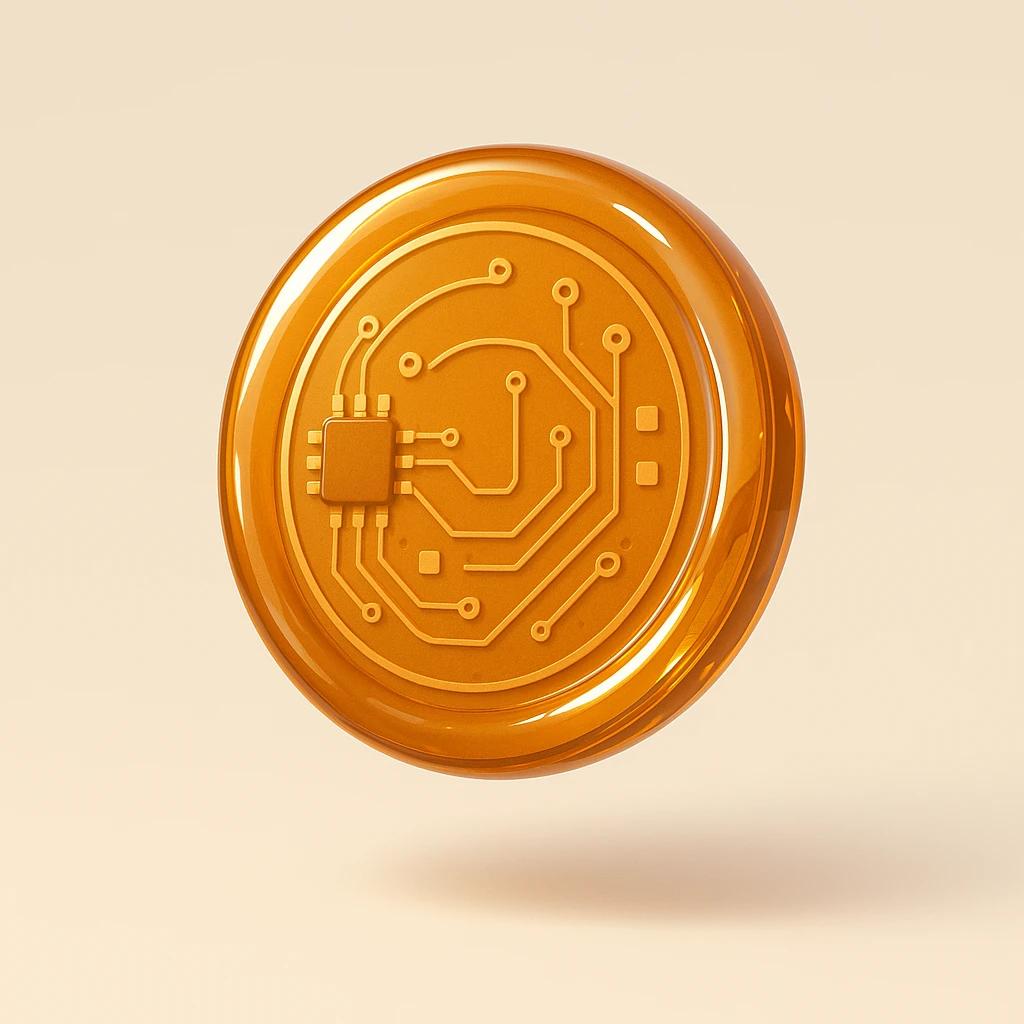 dalgona candy with circle shape, inspired by Squid Game emoji