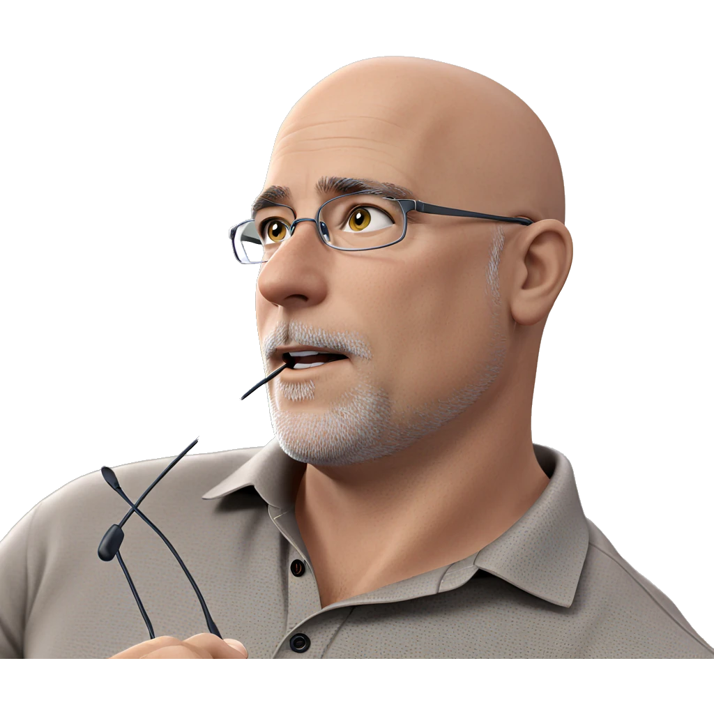 mature male with glasses emoji