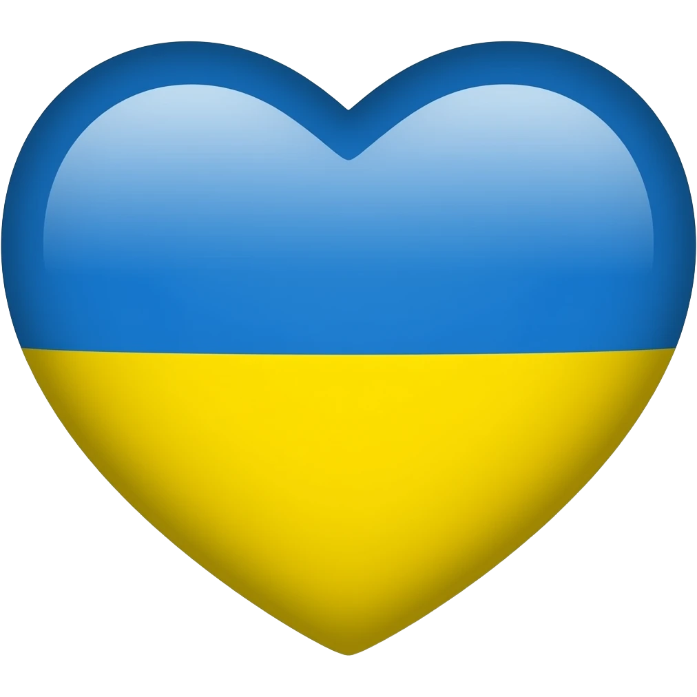 ukraine heart flag emoji
