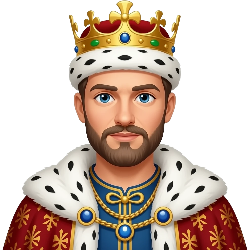 Hola. Soy. Susmajestad. El rey. emoji