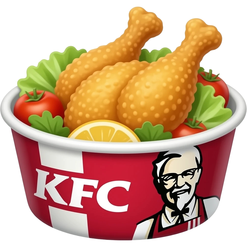 Chicken Dishes KFC emoji