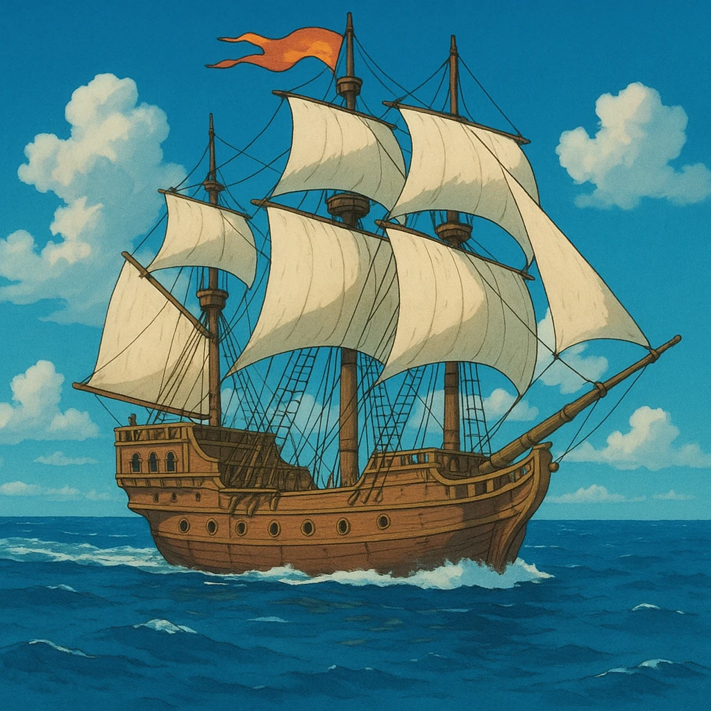 a ship emoji