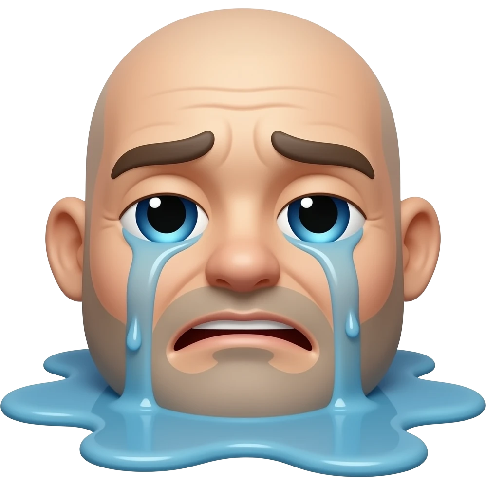 Sad Melting emoji emoji