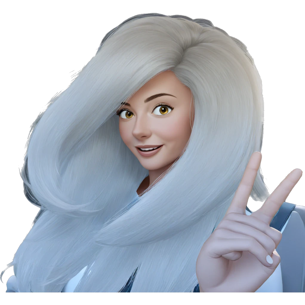 smiling girl in car emoji