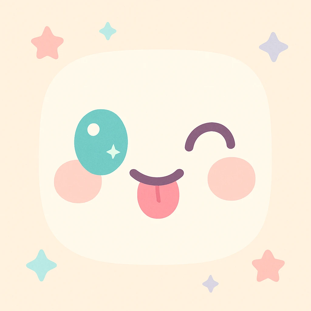 winking face with tongue emoji